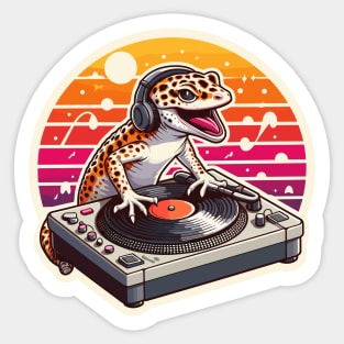 Funny Gecko Sticker